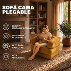 Canapé Modulable 3-en-1 en Velours Côtelé