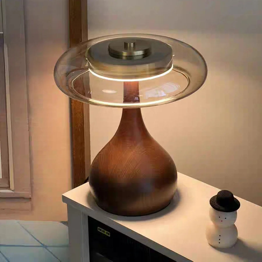 Lampadaire LED vintage nordique pour salon et chambre, luminaires en verre transparent, design d'ambiance Lampe A
