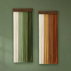 Tenture murale nordique bohème à pompons, style moderne minimaliste, décoration murale artisanale pour salon, chambre, appartement et maison.