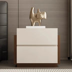 Table de chevet nordique avec tiroir de rangement, design esthétique et luxueux, meuble modulaire de style chinois simple pour chambre à coucher.