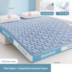 Matelas en latex pour tatami, matelas souple en éponge pour chambre, dortoir étudiant et logement en location, solution économique et confortable pour lit tatami.