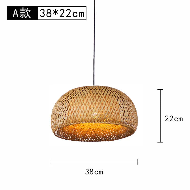 Suspension ZK20 en bambou tressé, diamètre 60/50/40 cm, luminaire LED suspendu pour plafond, en rotin tressé, idéal pour la décoration de la maison et de la chambre.