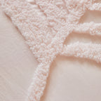 Parure de lit avec housse de couette, tailles Twin, Double, Queen et King, 135 × 200 cm, style nordique, housse de couette avec motif feuilles tufté, linge de lit simple ou double, disponible jusqu’à 240 × 220 cm.