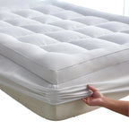 Surmatelas moelleux de style drap de lit, pour une ou deux personnes, épais, antidérapant et doux, adapté aux dortoirs et aux lits tatami.
