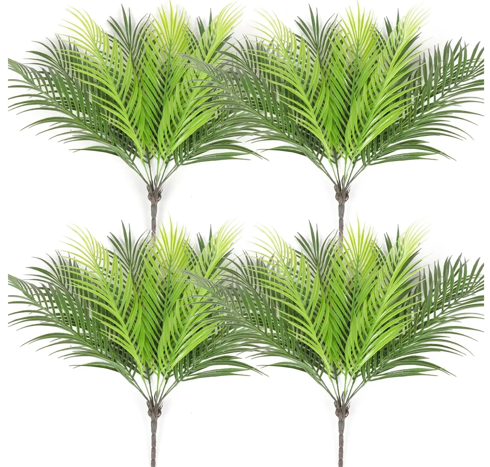 Grand palmier artificiel tropical de 50 à 120 cm, plante artificielle avec feuilles de palmier vertes en plastique, idéale pour la décoration de la maison et du jardin.