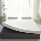 Matelas moelleux multifonctionnel pour la maison, en mousse à mémoire de forme et coton éponge, déhoussable et lavable, idéal pour la chambre et le dortoir.