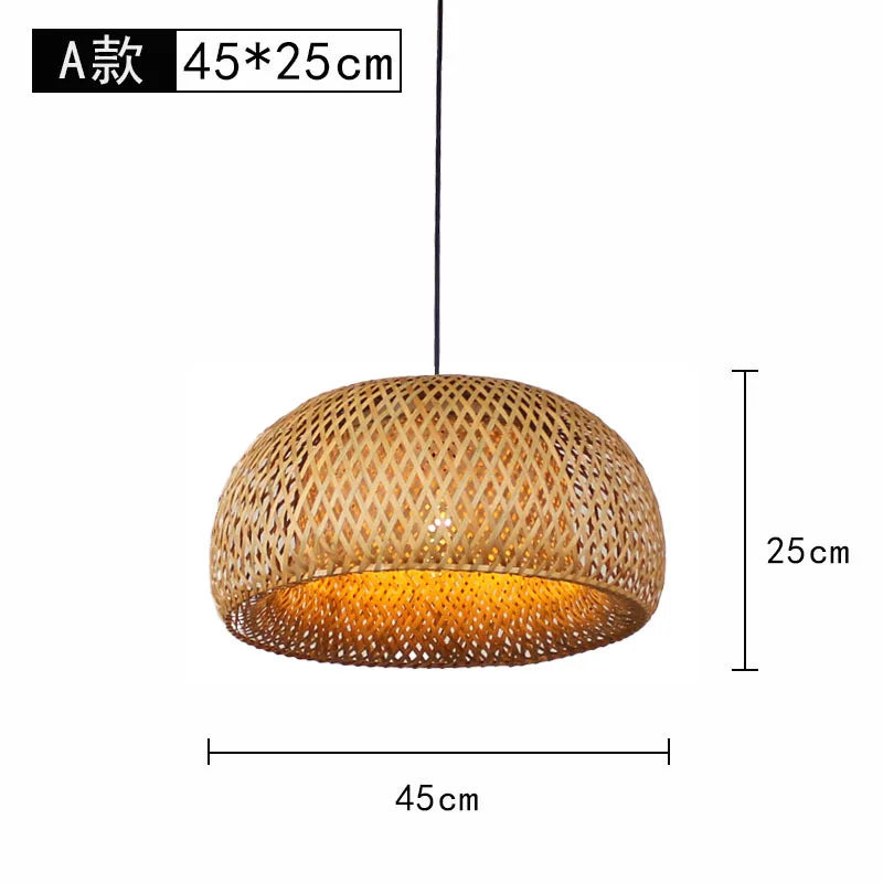 Suspension ZK20 en bambou tressé, diamètre 60/50/40 cm, luminaire LED suspendu pour plafond, en rotin tressé, idéal pour la décoration de la maison et de la chambre.