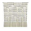 Décoration murale bohème en boules de coton nouées à la main, grande tenture macramé à pompons, idéale pour la décoration de vitrines de magasins de vêtements.