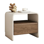 Table de chevet moderne de style européen, meuble de rangement luxueux et esthétique, design italien minimaliste, table de nuit pour chambre à coucher.
