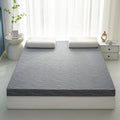 Matelas moelleux multifonctionnel pour la maison, en mousse à mémoire de forme et coton éponge, déhoussable et lavable, idéal pour la chambre et le dortoir.
