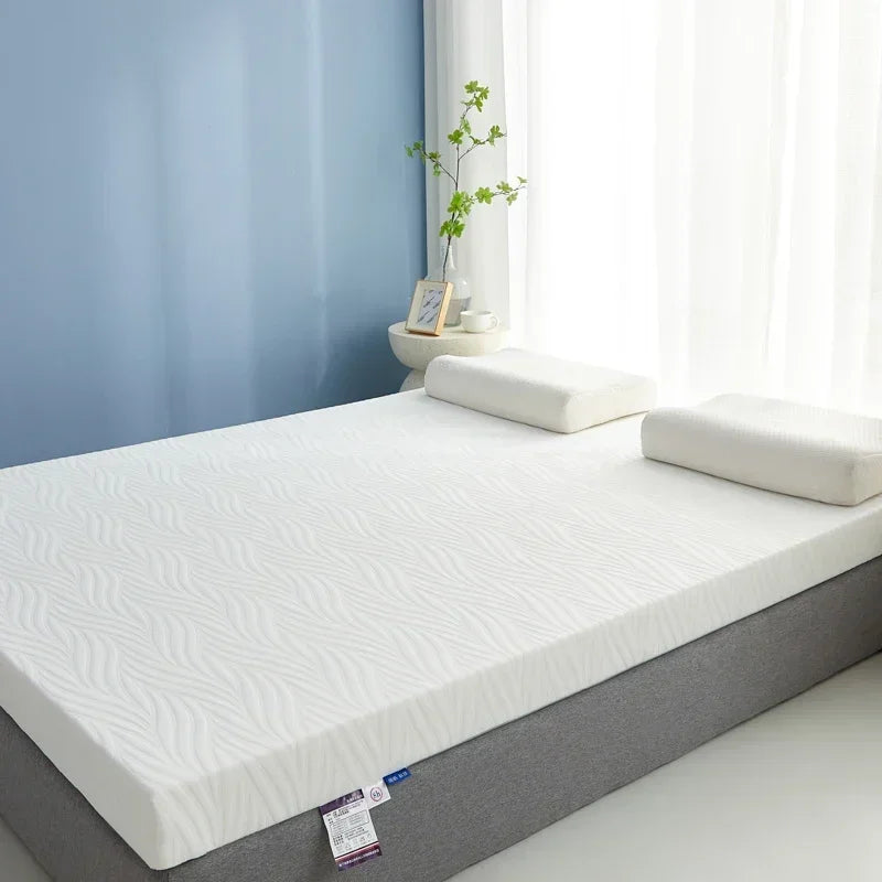 Matelas moelleux multifonctionnel pour la maison, en mousse à mémoire de forme et coton éponge, déhoussable et lavable, idéal pour la chambre et le dortoir.