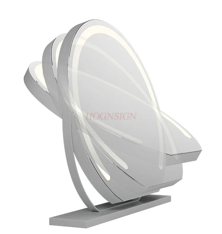 Miroir de maquillage LED avec éclairage, miroir de coiffeuse intelligent de bureau, miroir haut de gamme pour salon de beauté et grande chambre principale