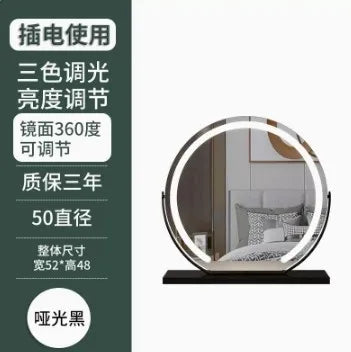 Miroir de maquillage LED avec éclairage, miroir de coiffeuse intelligent de bureau, miroir haut de gamme pour salon de beauté et grande chambre principale