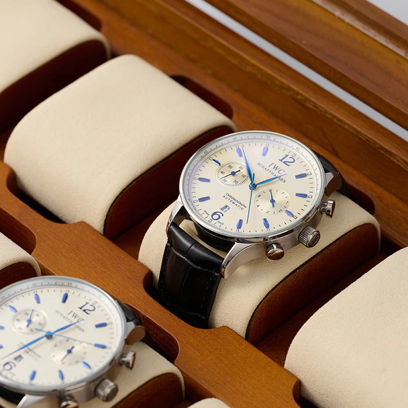 Boîte de rangement en bois MISHITU pour montres, boîte à bijoux pour bracelets de montre, organisateur de rangement haut de gamme pour bijoux, coffret de présentation pour montres et bijoux
