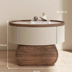Table de chevet minimaliste gain de place, design unique et luxueux, table d’appoint moderne de style nordique, meuble pour chambre et salon.