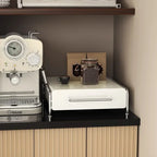 Grand tiroir organisateur pour capsules de café, boîte de rangement de comptoir avec présentoir, porte-sachets de thé pour étagère de machine à café