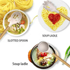 Set de 36 ustensiles de cuisine en silicone avec support